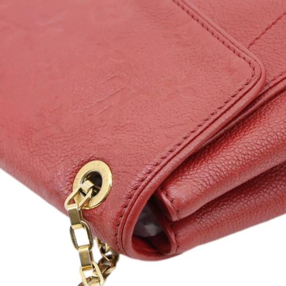 Louis Vuitton  Saint Germain PM Monogram Empreinte Leather Shoulder Bag Red - Picture 6 of 16